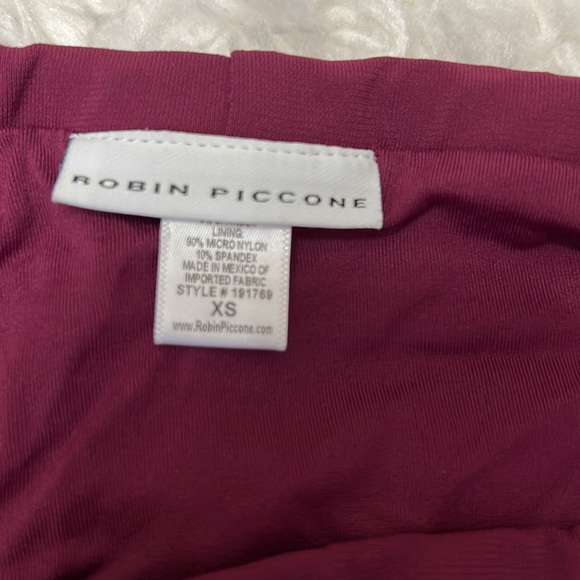 Robin Piccone bikini high waisted EUC XS Maroon 2 piece - Picture 7 of 7
